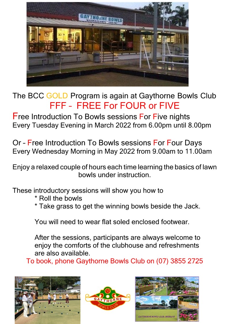 Gold Program May 2022